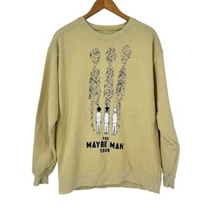 AJR The Maybe Man Tour 2024 Graphic Crewneck Sweatshirt Men's L